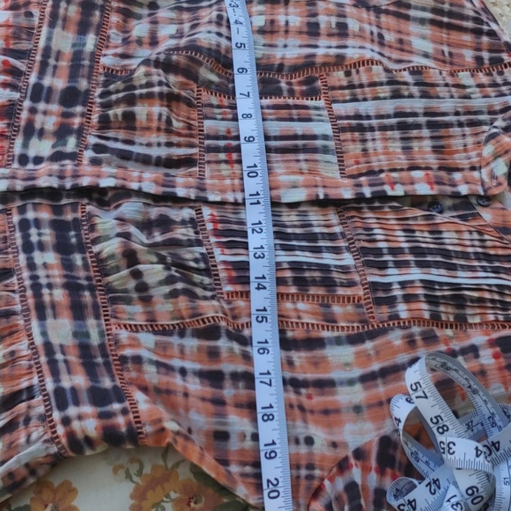 Joie Charmesse Women's Button Front Long Sleeve Dress in Expresso Multi NWT - Picture 8 of 15